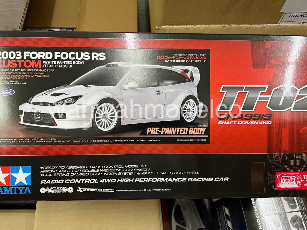 タミヤラジコンボディ　フォードフォーカスRS03 タミヤラジコンボディ フォードフォーカスRS03 ラジコン・ドローン