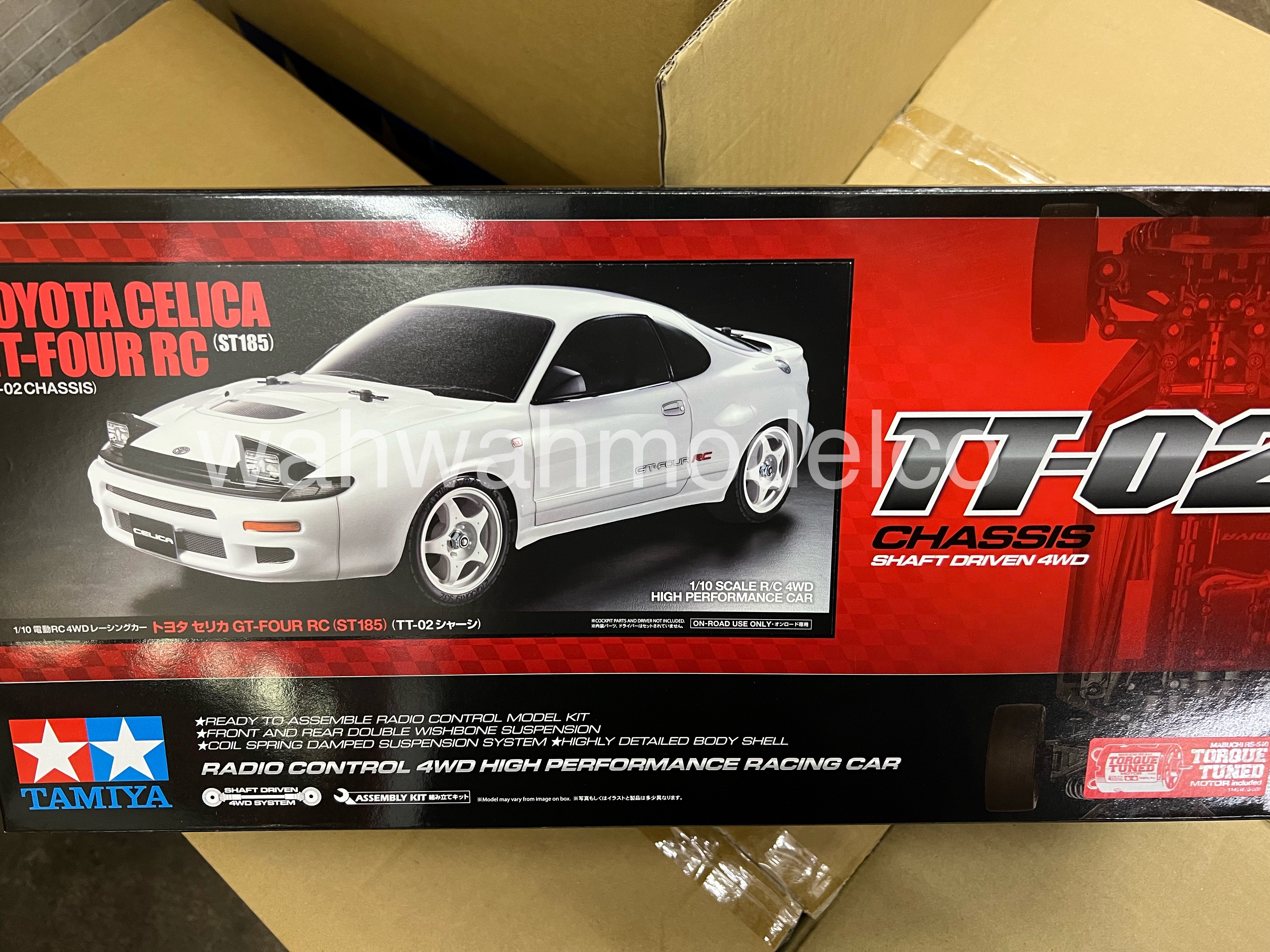Tamiya 47491 1/10 RC Car TT-02 Toyota Celica GT-Four ST165