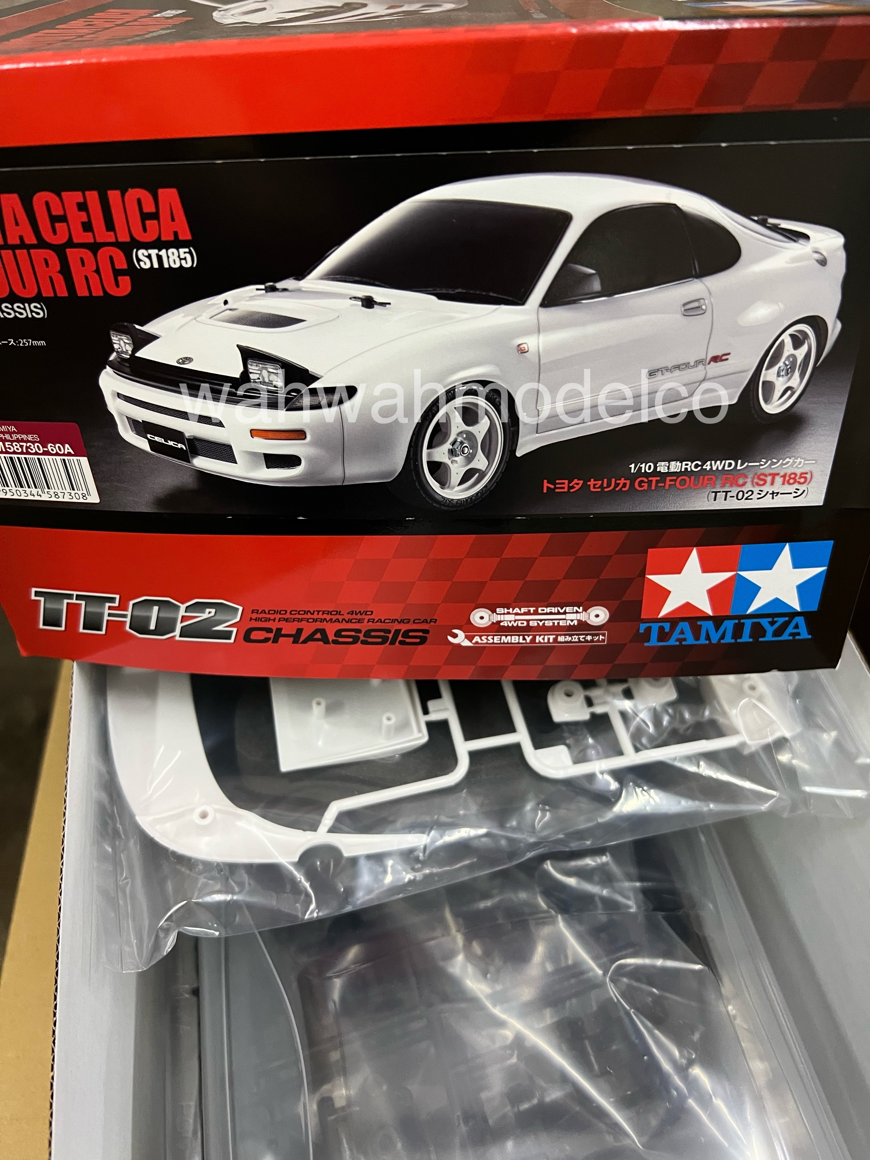 Tamiya 47491 1/10 RC Car TT-02 Toyota Celica GT-Four ST165 (Pre
