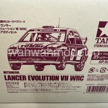 Tamiya 1/10 Mitsubishi Lancer Evolution VII WRC 190mm Clear Body