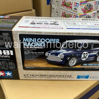 Tamiya 47515 - 1/10 Mini Cooper Racing Blue Painted Body (MB-01